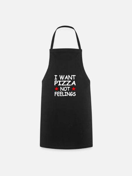 Pizza - Kochschürze - Schwarz