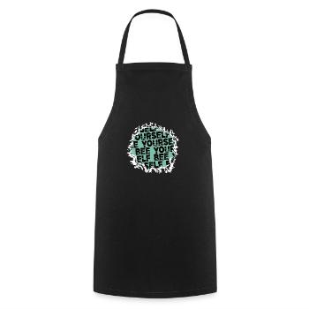 geek birthday present idea birthday awesome - Cooking Apron - black - Front - AI Model Male 185 dark (185cm)