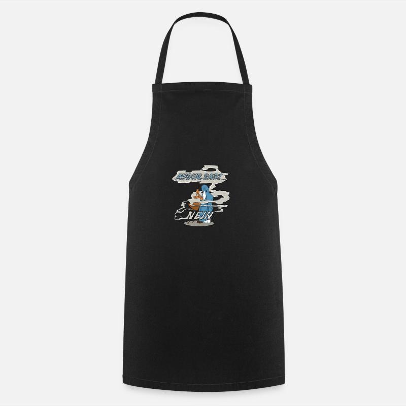 Augur dit non - Tablier de cuisine - noir
