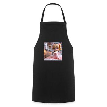 BabyBoomers 3 - Kochschürze - Schwarz - Vorne - AI Model Male 185 dark (185cm)