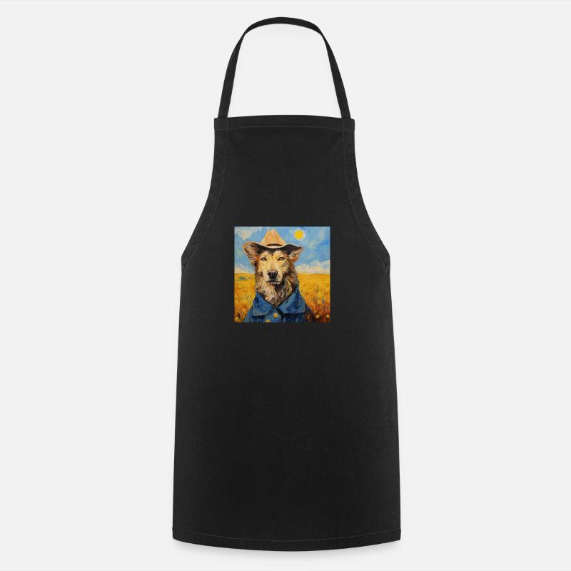 van Dogh - Tablier de cuisine - noir