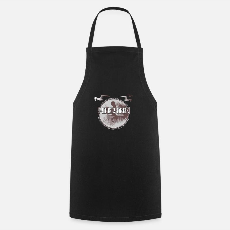 Surfing Windkind - Cooking Apron - black