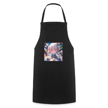 Magicians Eva - Cooking Apron - black - Front - AI Model Male 185 dark (185cm)