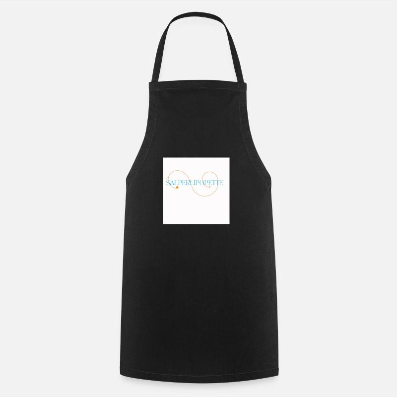 Salperlipopette rainbow butterfly créa - Tablier de cuisine - noir