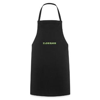 Logo "Taureau" - Tablier de cuisine - noir - Devant - AI Model Male 185 dark (185cm)