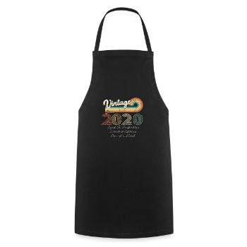 2020 Vintage Klassiker 2020 - Kochschürze - Schwarz - Vorne - AI Model Male 185 dark (185cm)