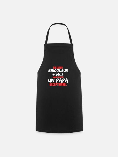PAPA BRICOLEUR - Tablier de cuisine - noir