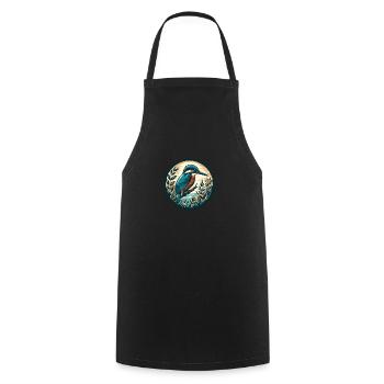 Water Bird Gifts - Cooking Apron - black - Front - AI Model Male 185 dark (185cm)