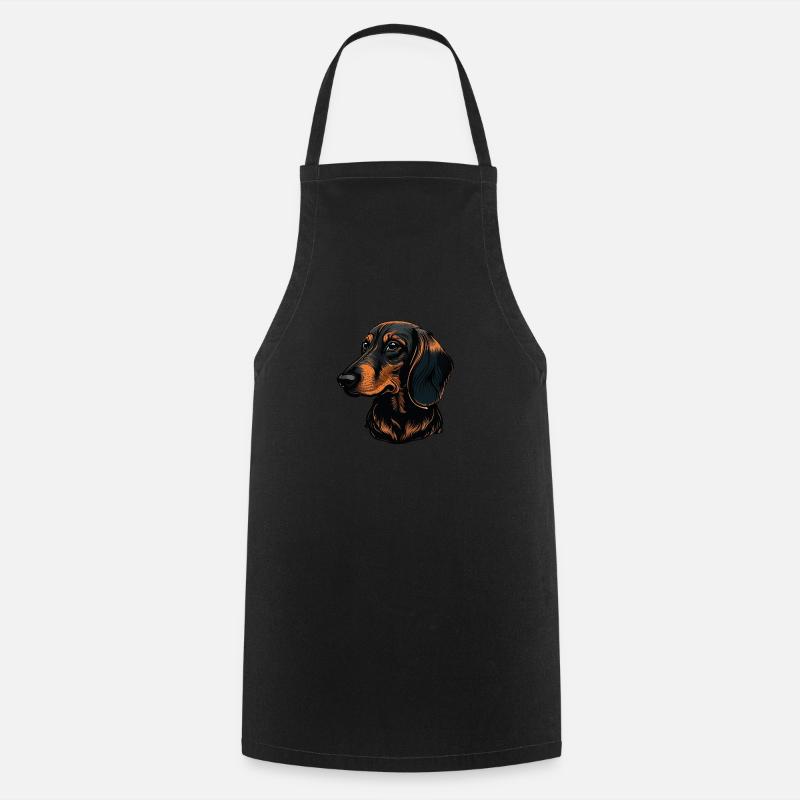 Teckel - Tablier de cuisine - noir