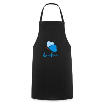 logo Lupus France - Tablier de cuisine - noir - Devant - AI Model Male 185 dark (185cm)