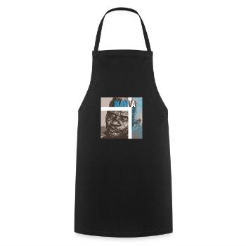 Future #16 - Tablier de cuisine - noir - Devant - AI Model Male 185 dark (185cm)