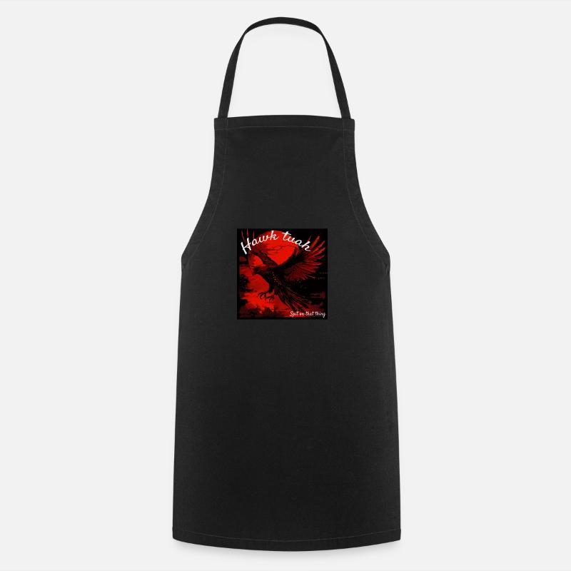 The Hawk Tuah Eagle - Cooking Apron - black