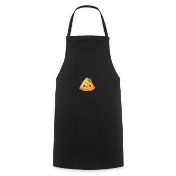 Samosa heureux - Tablier de cuisine - noir - Devant - AI Model Male 185 dark (185cm)