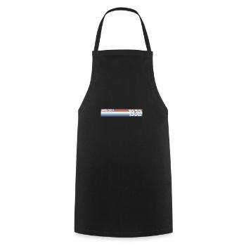 rétro 1932 limited edition - Tablier de cuisine - noir - Devant - AI Model Male 185 dark (185cm)