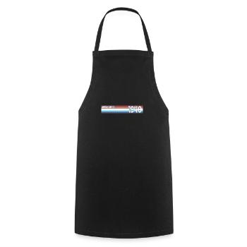 rétro 1940 limited edition - Tablier de cuisine - noir - Devant - AI Model Male 185 dark (185cm)