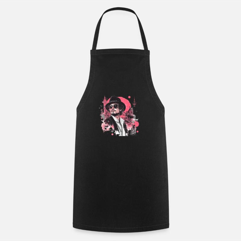 Where retro meets modern ! - Cooking Apron - black