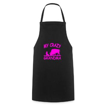 Granny - Cooking Apron - black - Front - AI Model Male 185 dark (185cm)