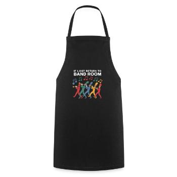 Witziges Design für Musiker - Kochschürze - Schwarz - Vorne - AI Model Male 185 dark (185cm)