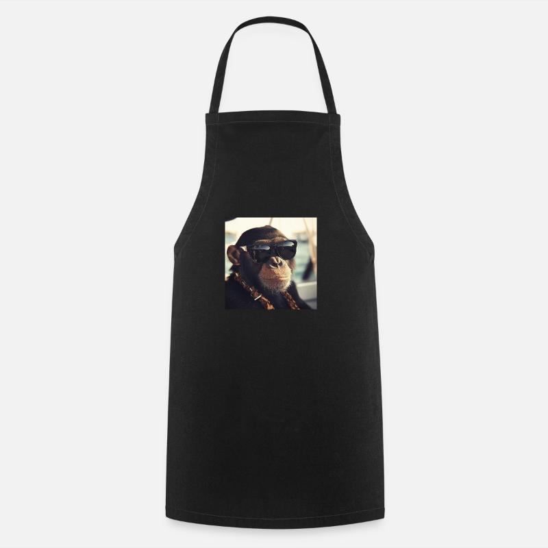Cool Ape - Cooking Apron - black