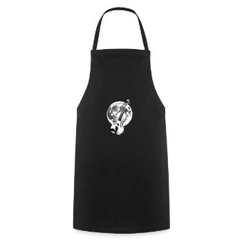 Violin - Cooking Apron - black - Front - AI Model Male 185 dark (185cm)