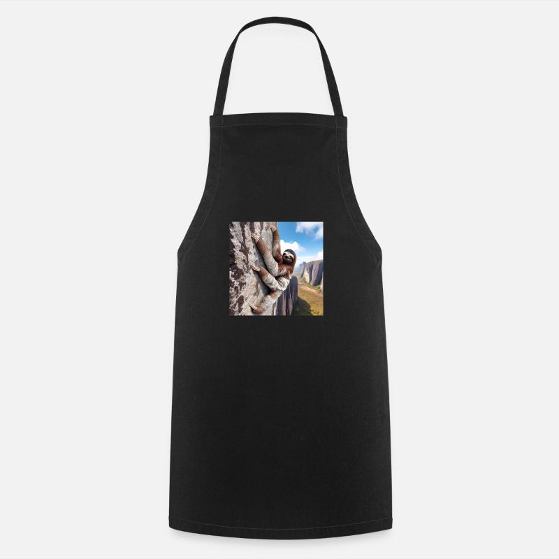 Sloth Wanderer FreeClimber - Cooking Apron - black