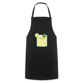 Moskauer Maultier-Cocktail - Kochschürze - Schwarz - Vorne - AI Model Male 185 dark (185cm)
