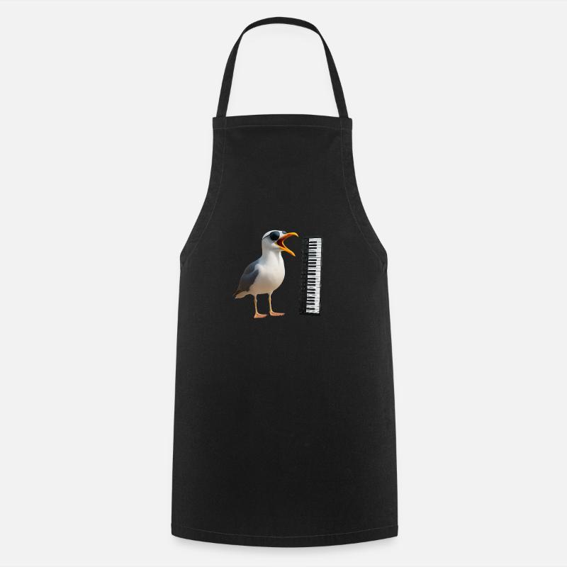 BBB Seagull Musician - Keyboard Edition - Cooking Apron - black