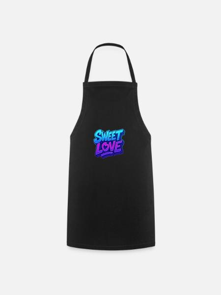 Sweet Love - Cooking Apron - black
