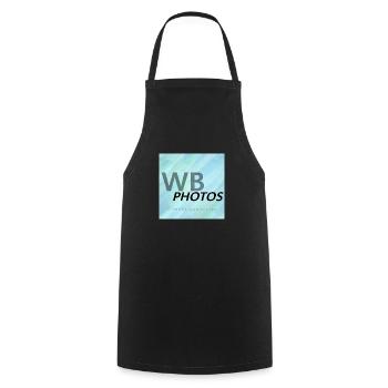 HELLBLAUES WBP-LOGO - Kochschürze - Schwarz - Vorne - AI Model Male 185 dark (185cm)