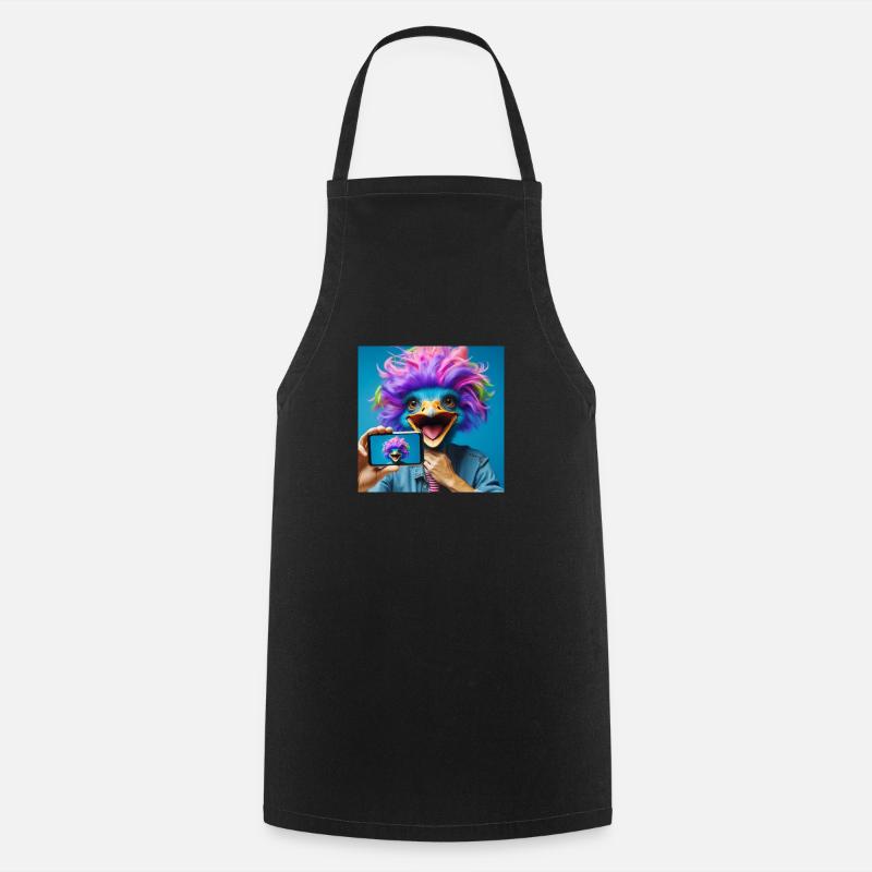 Fun Duck - Cooking Apron - black