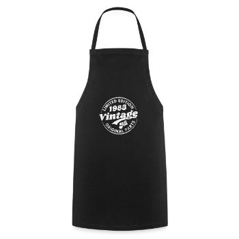 Limited edition 1983 vintage all original parts - Tablier de cuisine - noir - Devant - AI Model Male 185 dark (185cm)