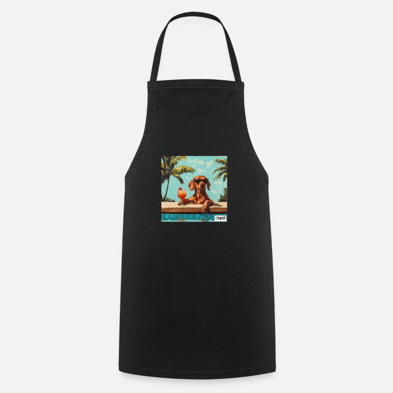 Pool Boy - Cooking Apron - black