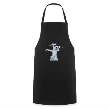Zeus - Tablier de cuisine - noir - Devant - AI Model Male 185 dark (185cm)