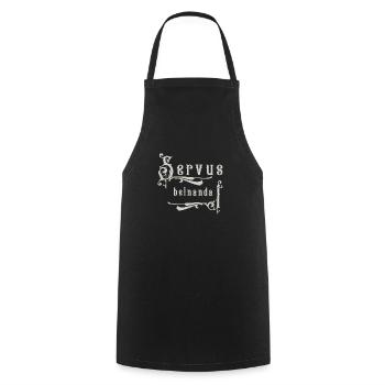 Servus beinanda - Cooking Apron - black - Front - AI Model Male 185 dark (185cm)