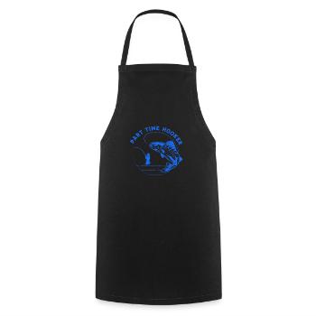 fish, fish, fishing, lake, sea, fishing, fauna, exotic - Cooking Apron - black - Front - AI Model Male 185 dark (185cm)