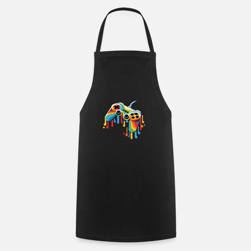 Manette de jeu Melting - Tablier de cuisine - noir