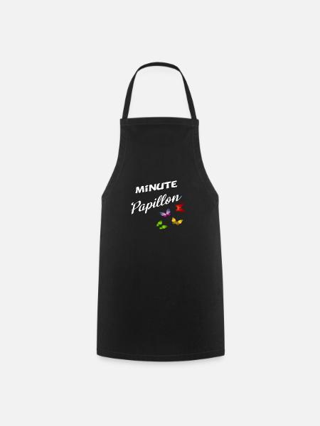 minute papillon - Tablier de cuisine - noir