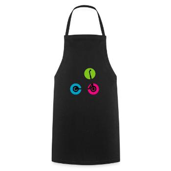 E-Scooter Scooter - Cooking Apron - black - Front - AI Model Male 185 dark (185cm)