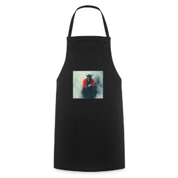 Devil - Cooking Apron - black - Front - AI Model Male 185 dark (185cm)