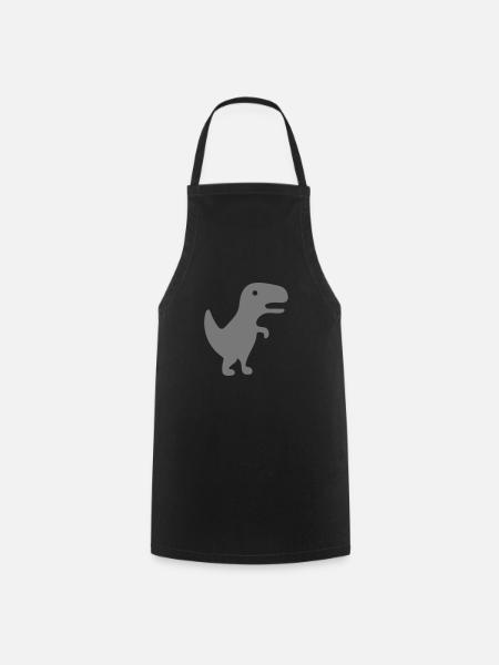 funnydino - Tablier de cuisine - noir
