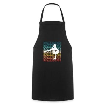 Gymnastics Sports Gymnastics Dancing Gymnast Dance - Cooking Apron - black - Front - AI Model Male 185 dark (185cm)