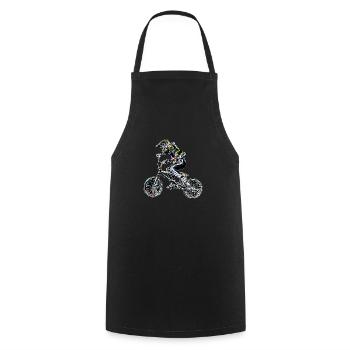 bmx - Cooking Apron - black - Front - AI Model Male 185 dark (185cm)