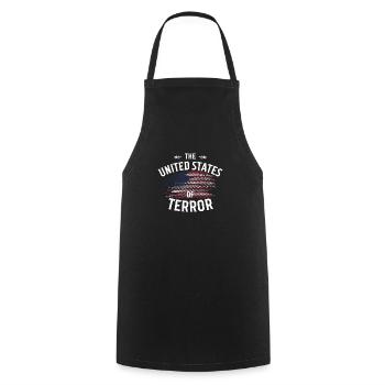 Les États-Unis de la terreur - Tablier de cuisine - noir - Devant - AI Model Male 185 dark (185cm)