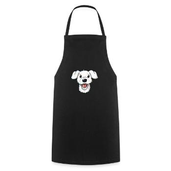 Alfred Portrait - Cooking Apron - black - Front - AI Model Male 185 dark (185cm)