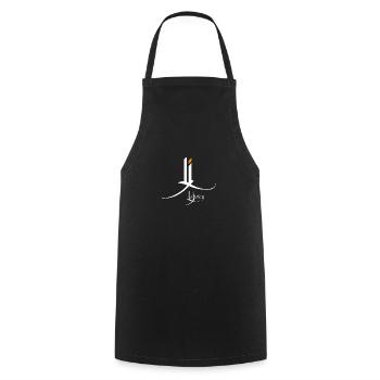 LJ - Tablier de cuisine - noir - Devant - AI Model Male 185 dark (185cm)