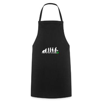 Evolution Gardener Gardening - Cooking Apron - black - Front - AI Model Male 185 dark (185cm)