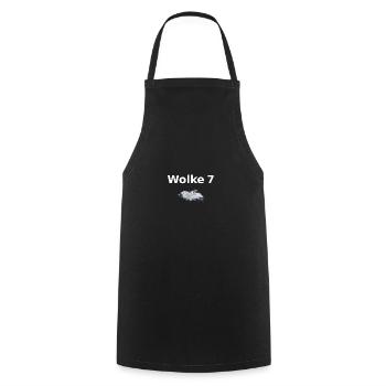 Cloud 7! Give your friends your cloud 7! - Cooking Apron - black - Front - AI Model Male 185 dark (185cm)