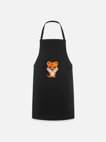 Animaux Animaux Animal Imprimer Nature 29 - Tablier de cuisine - noir
