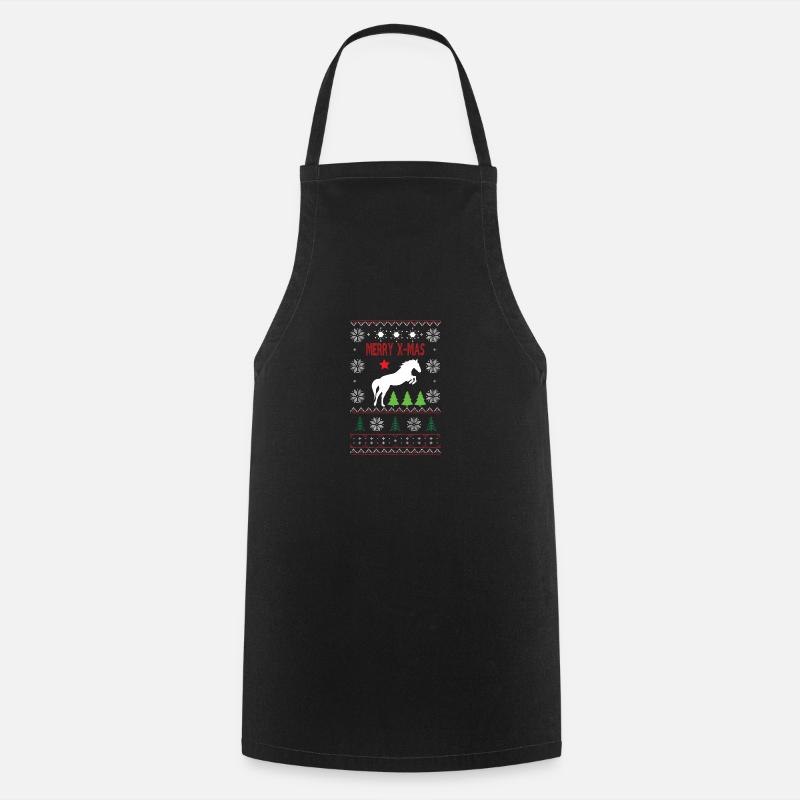 Ugly Christmas - Cooking Apron - black