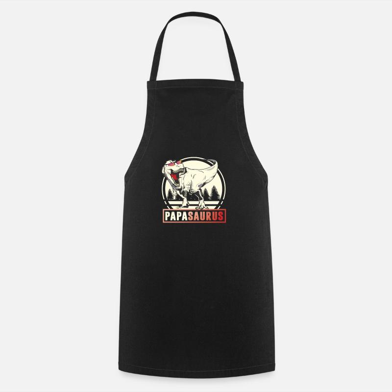 PAPASAURUS - Tablier de cuisine - noir